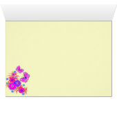 Unique Butterflies and Flowers Cards (Inside Horizontal (Bottom))