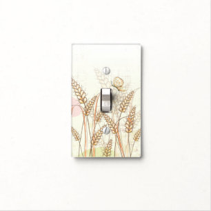 Unique Butterfly and Grass Light Switch Cover