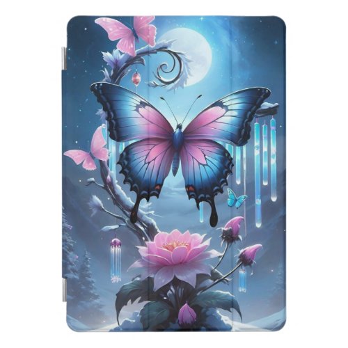 unique butterfly purple pattern iPad Smart Cover