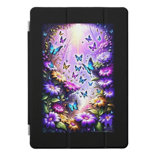 unique butterfly purple pattern iPad Smart Cover 