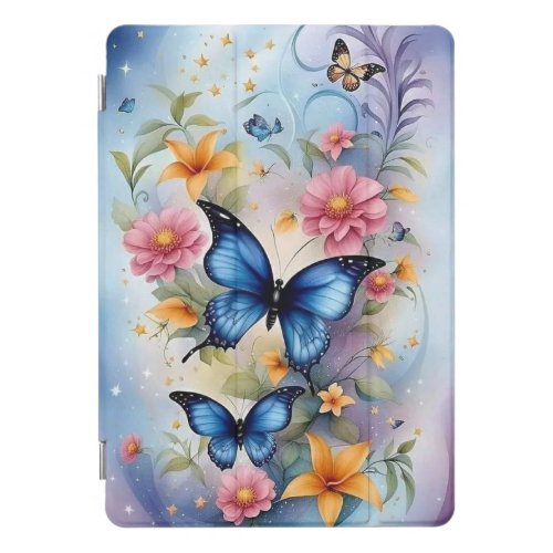 unique butterfly purple pattern iPad Smart Cover