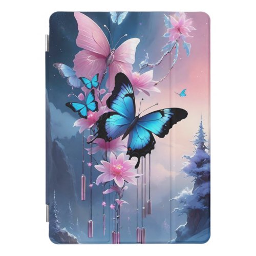 unique butterfly purple pattern iPad Smart Cover