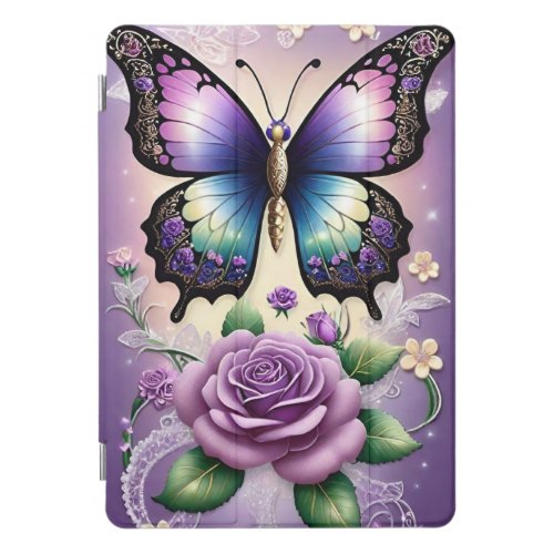 unique butterfly purple pattern iPad Smart Cover
