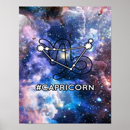 Unique Capricorn Lover Gift  Perfect Cute Gift Poster