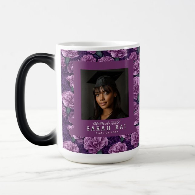 Unique Carnation Flower High School  Color Morph Mug (Left)