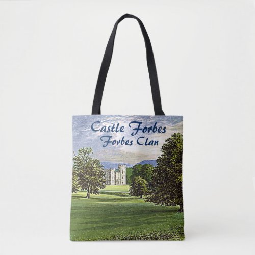 Unique Castle Forbes Scottish Clan Elegant Tote Bag