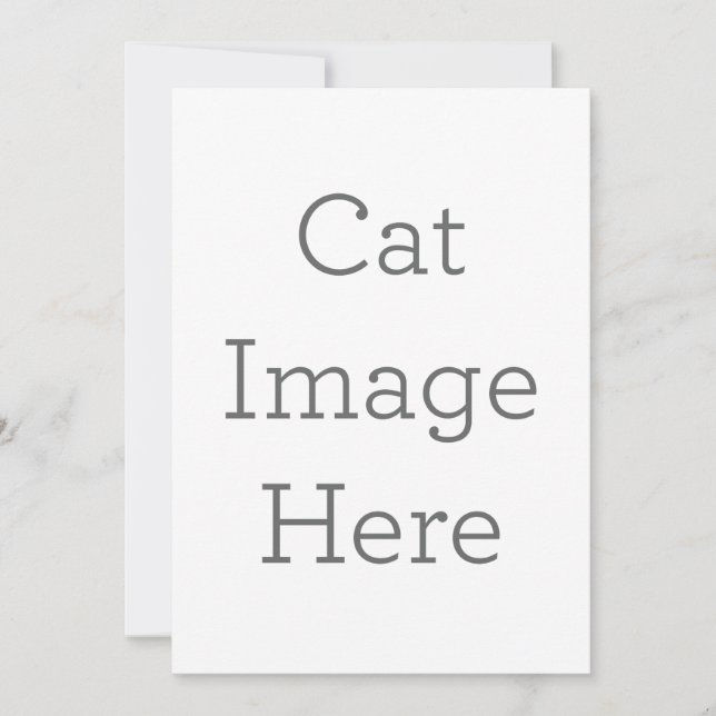 Flat Invitation, Size: 5" x 7", Paper: Signature Matte, Corner: Squared, Envelopes: White, Print Quality: Standard (Front)