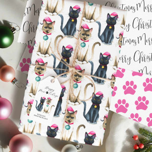 Unique Cat Lover Gift Wrapping Paper Sheets