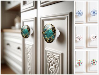 Unique Ceramic Drawer Pulls