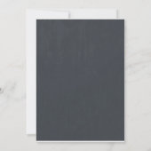 Unique Chalkboard Lingerie Shower Invitation (Back)