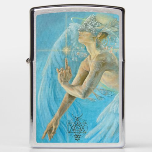 Unique Chamuel archangel divine love original artw Zippo Lighter