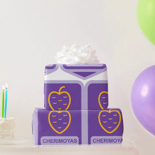 Unique Cherimoya Fruit Graphic Customisable Wrapping Paper