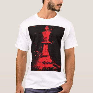 Unique Chess King Design T-Shirt by Ralph Steadman