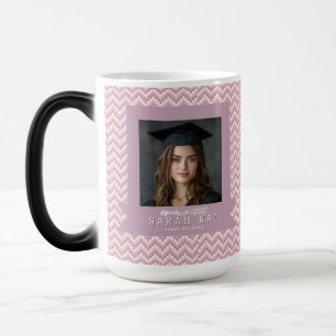 Unique Chevron Pattern Husband Graduation Gift Color Morph Mug