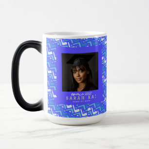 Unique Chevron Pattern Wife Graduation Gift Color Morph Mug
