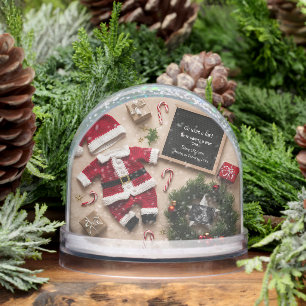 Unique Christmas pregnancy announcement  Snow Globe