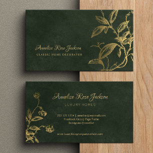 Unique classic elegant professional business card