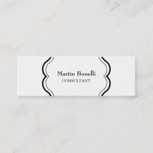 Unique Classical Damask Original Mini Business Card