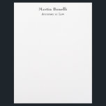 Unique Classical Personalized Custom Own Name Letterhead<br><div class="desc">Easy Editing Tools. Different Paper Types and Sizes,  Color and Font Choices.</div>