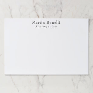 Unique Classical Personalized Custom Own Name Paper Pad