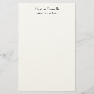 Unique Classical Personalized Custom Own Name Stationery
