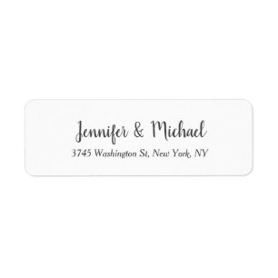 Unique Classical Wedding Calligraphy  Label