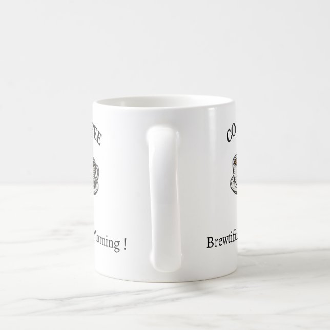 Unique Coffee Words Word Custom Mug (Handle)