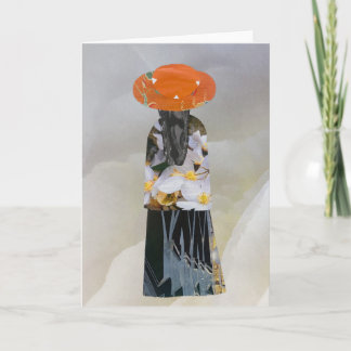 Unique Collage Earth Mama Amelia Blank Card