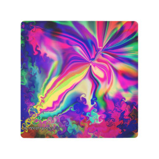 Unique Colorful Abstract Marble Liquified Wall Art