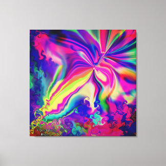Unique Colorful Abstract Marble Liquified Wall Art