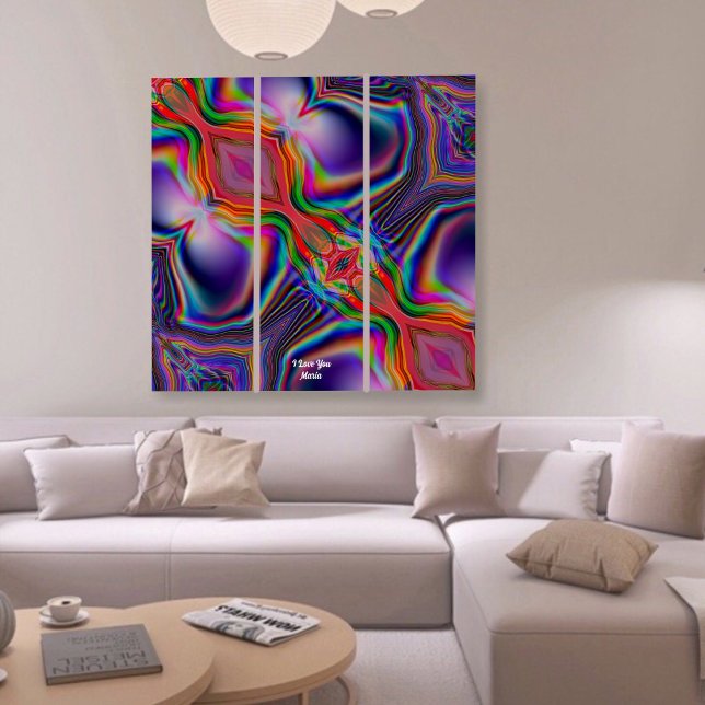 Unique Colorful Abstract Marble Liquified Wall Art (Creator Uploaded)