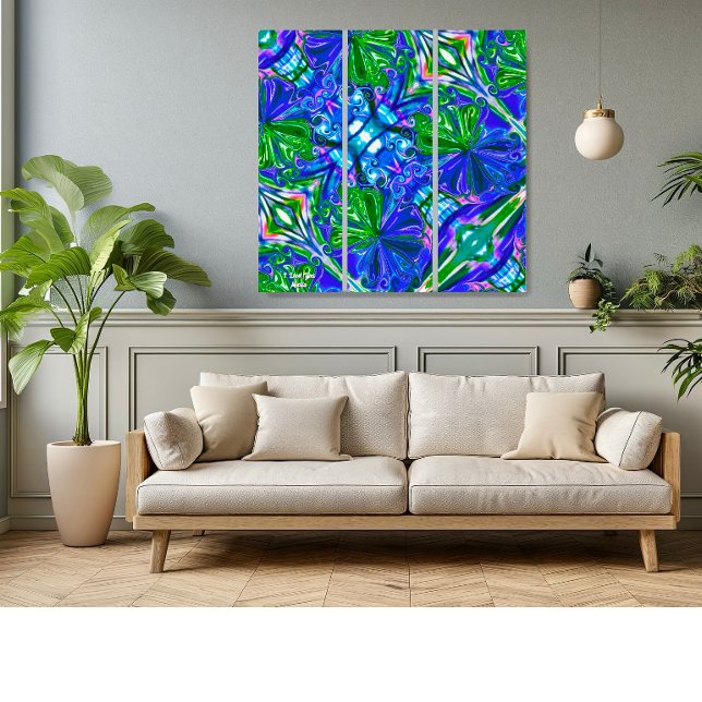 Unique Colorful Abstract Marble Liquified Wall Art (Creator Uploaded)