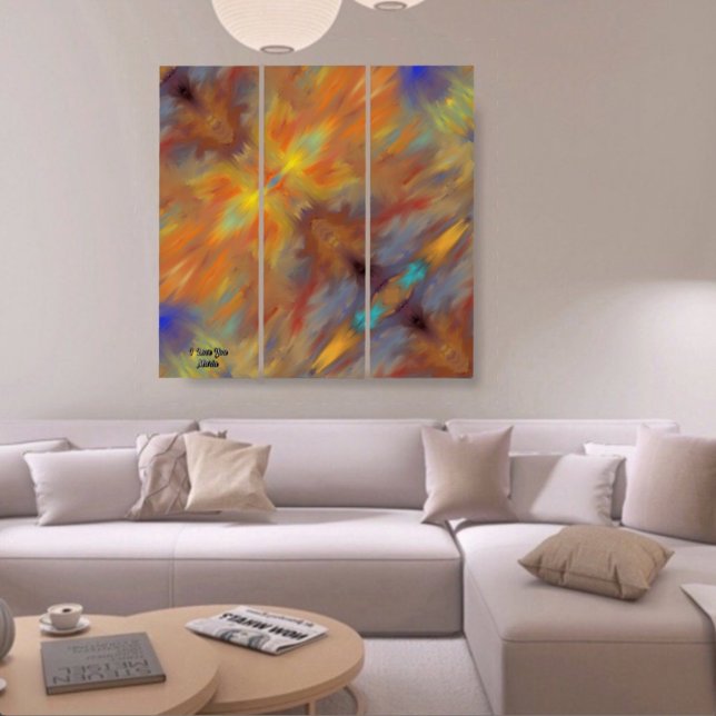 Unique Colorful Abstract Marble Liquified Wall Art (Creator Uploaded)