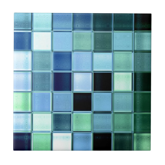 Unique Colorful Ceramic Tile (Front)
