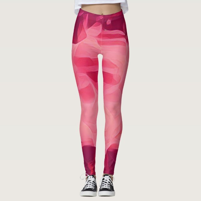 Unique colorful complex design  leggings (Front)
