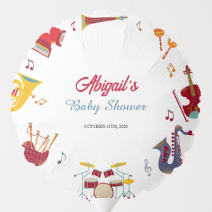 Unique Colorful Musical Baby Shower Balloon