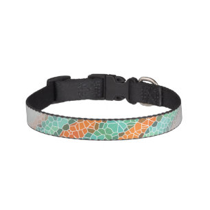 Unique Colorful Triangle Pattern & Quotes Pet Collar