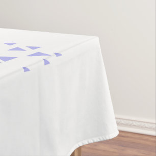 Unique Colorful Triangle Pattern & Quotes Tablecloth
