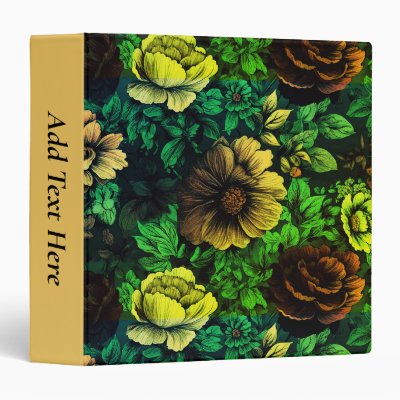 Unique Colors Vintage Floral Print