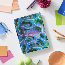 Unique Cool 3D Colorful Abstract Background No2 iPad Smart Cover