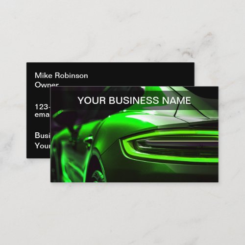 Unique Cool Automotive Business Cards