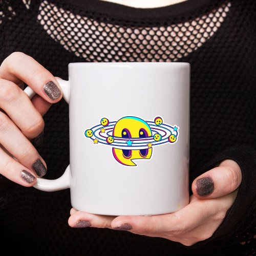 Unique  Cool Crazy Mug Design Vibrant Abstract 