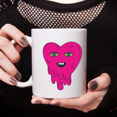 Unique  Cool Crazy Mug Design Vibrant Abstract 