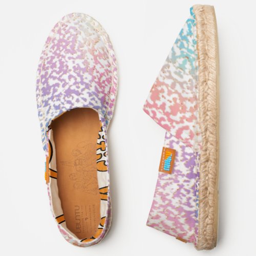 Unique Cool Cute Colorful Pink Gold Pattern Espadrilles