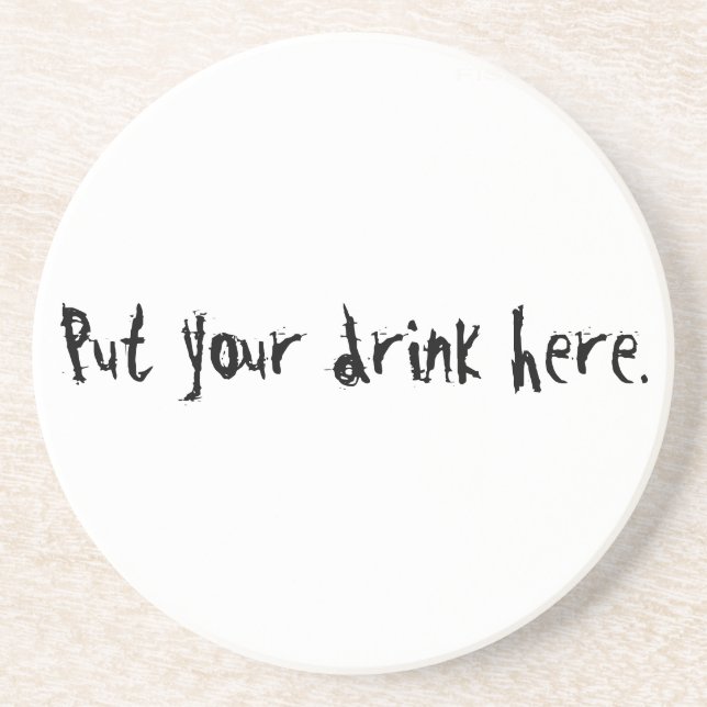 Unique cool gifts to customize & create fun coaster (Front)