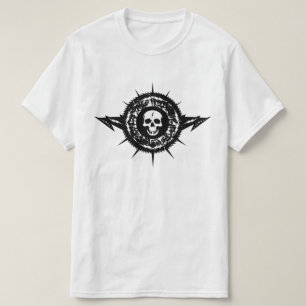 Unique Cool Rock Heavy Metal Music Skull Splatter T-Shirt