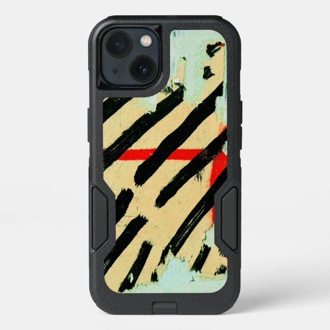 Unique Cool Worn Wall Paper Paint Otterbox iPhone Case (Back)