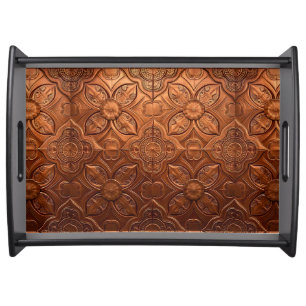 Unique Copper Tile Serving Tray