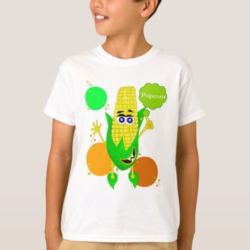 Unique Corn monster illustration for children T_Shirt