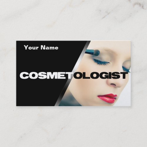 Unique Cosmetologist Business Cards